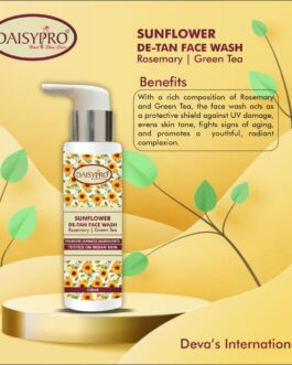 Sunflower De-Tan Face Wash